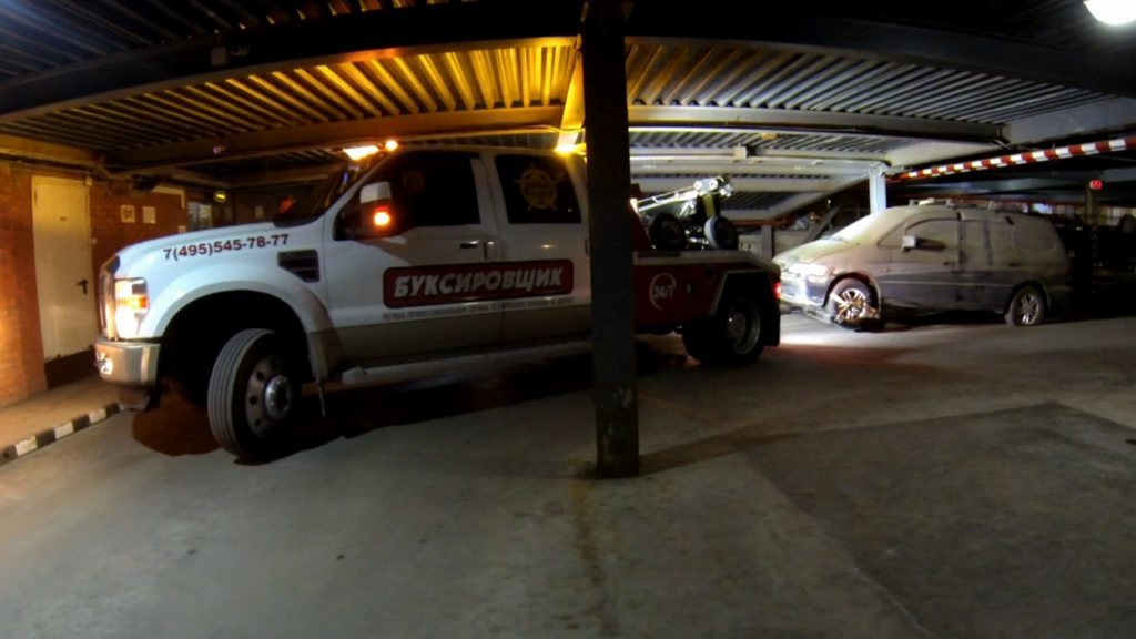 Эвакуатор из паркинга Ford F 450